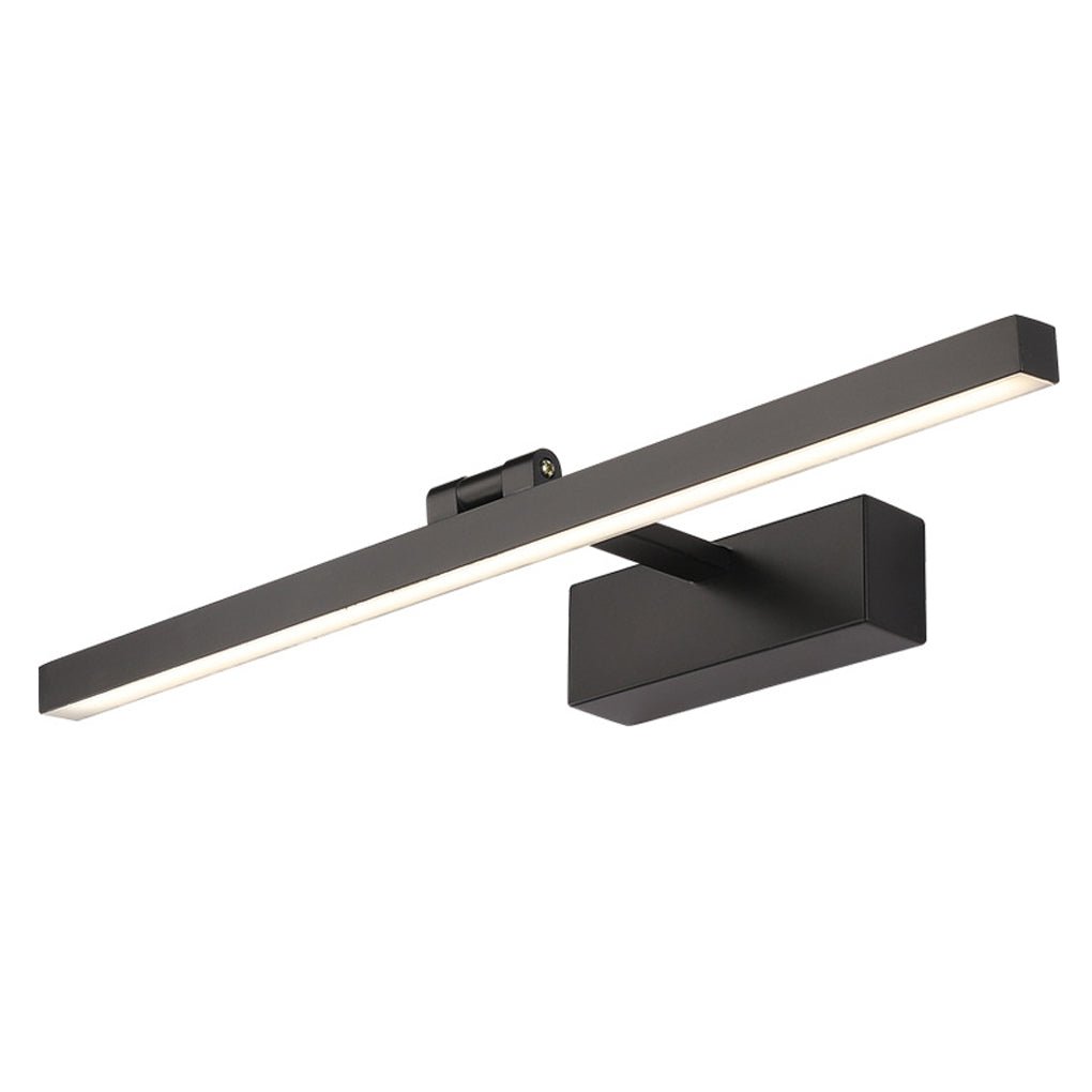 Bathroom wall light with adjustable LED bar
