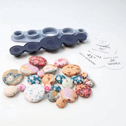 Fabric Button Maker DIY Craft Tool Kit