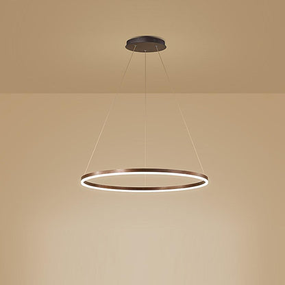 Modern Black LED Pendant Ceiling Light