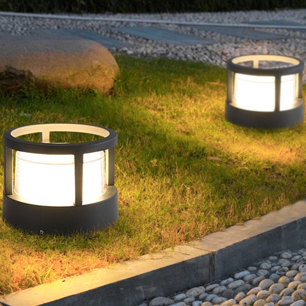 Lámpara de jardín impermeable con luz LED para caminos de exterior