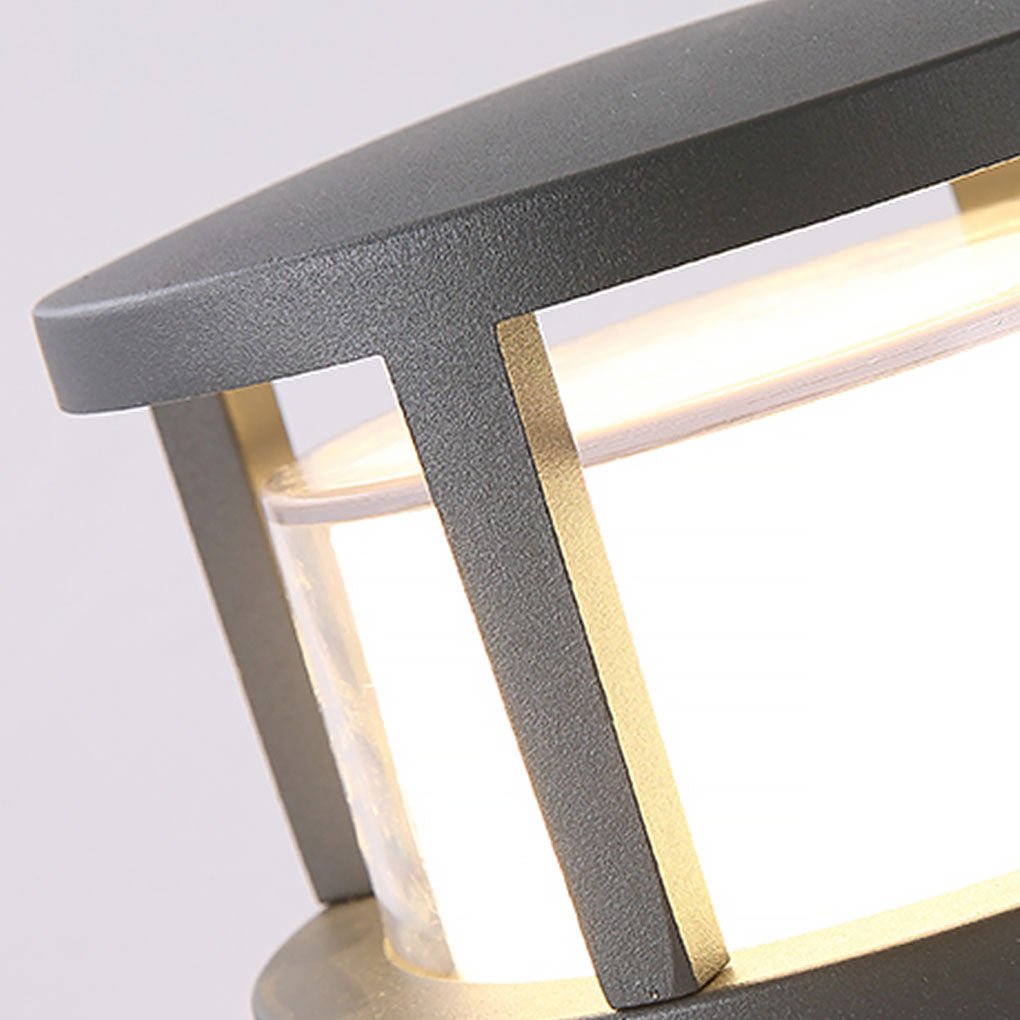 Lámpara de jardín impermeable con luz LED para caminos de exterior