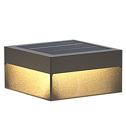 Zewnętrzne lampy solarne latarnia na słup ze stali nierdzewnej