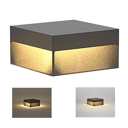 Zewnętrzne lampy solarne latarnia na słup ze stali nierdzewnej