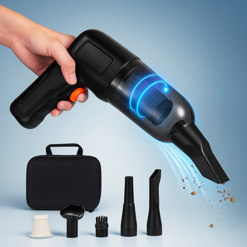 Handheld Car Vacuum Cleaner Cordless Powerful