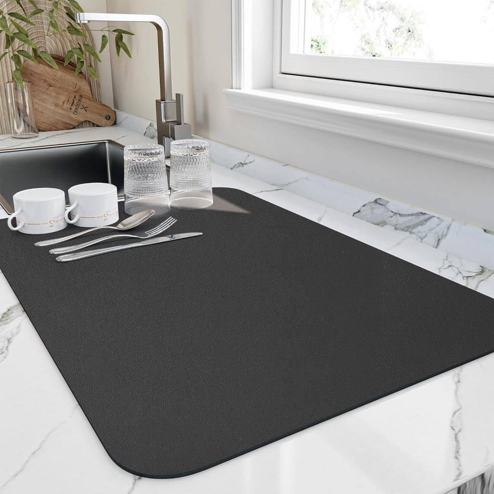 Felpudo de puerta de secado rápido Almohadilla para secar platos de cocina