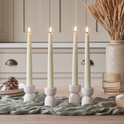 Zestaw świec stożkowych LED z migotaniem wosku