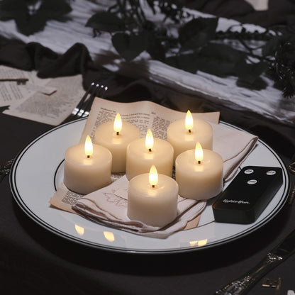 LED Flameless Wax Votive Candle Set