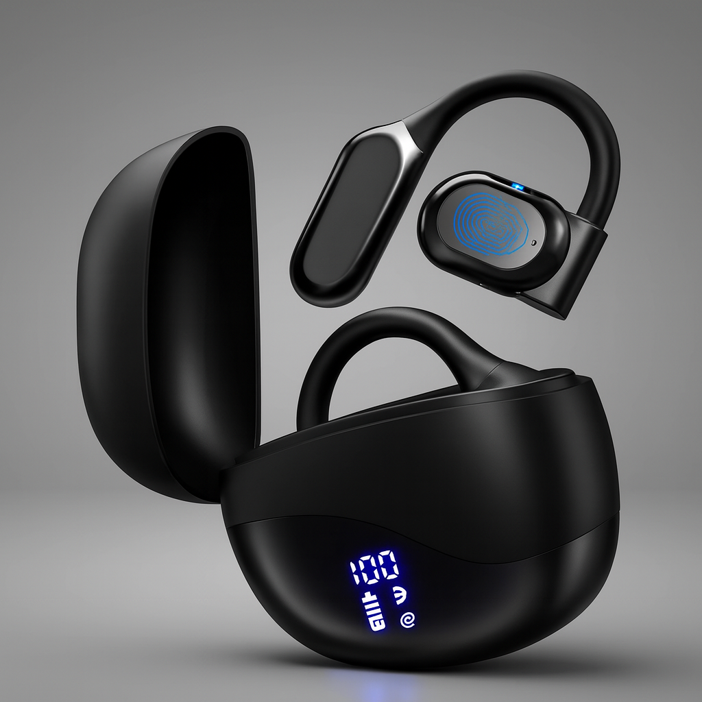 Wireless Translation Headphones Charging Case