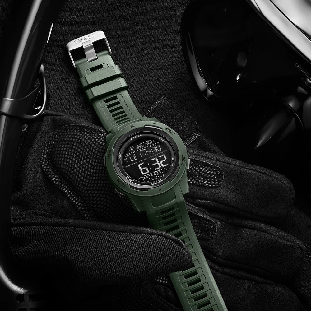 Men's Digital Waterproof Sports Watch