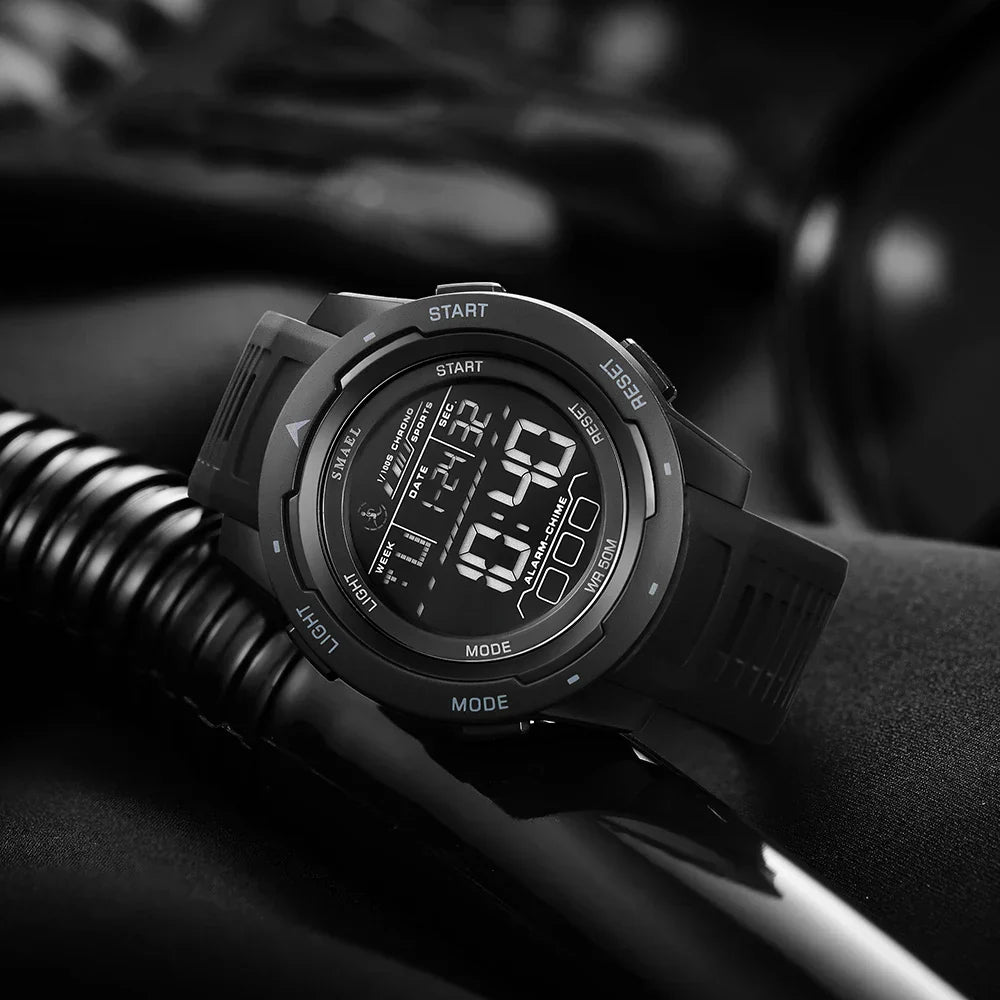 Men's Digital Waterproof Sports Watch
