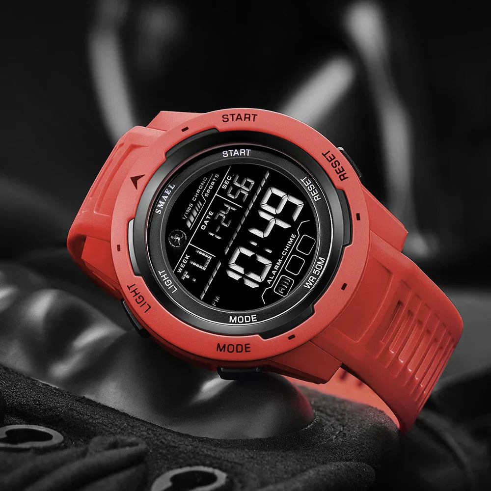 Men's Digital Waterproof Sports Watch