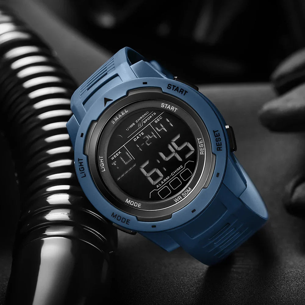 Men's Digital Waterproof Sports Watch