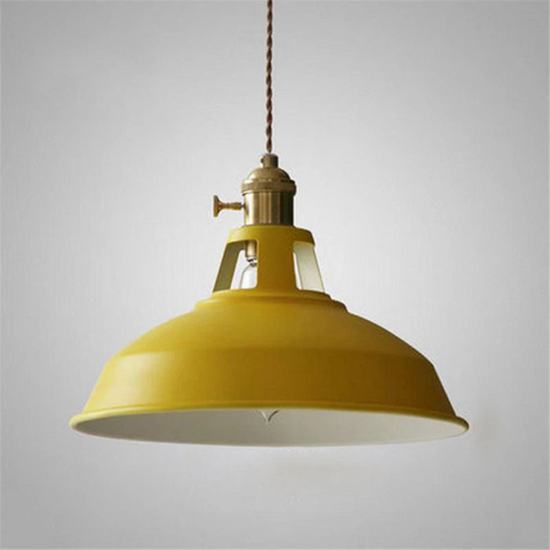 Pendant Light Industrial Metal Colourful Ceiling Lamp