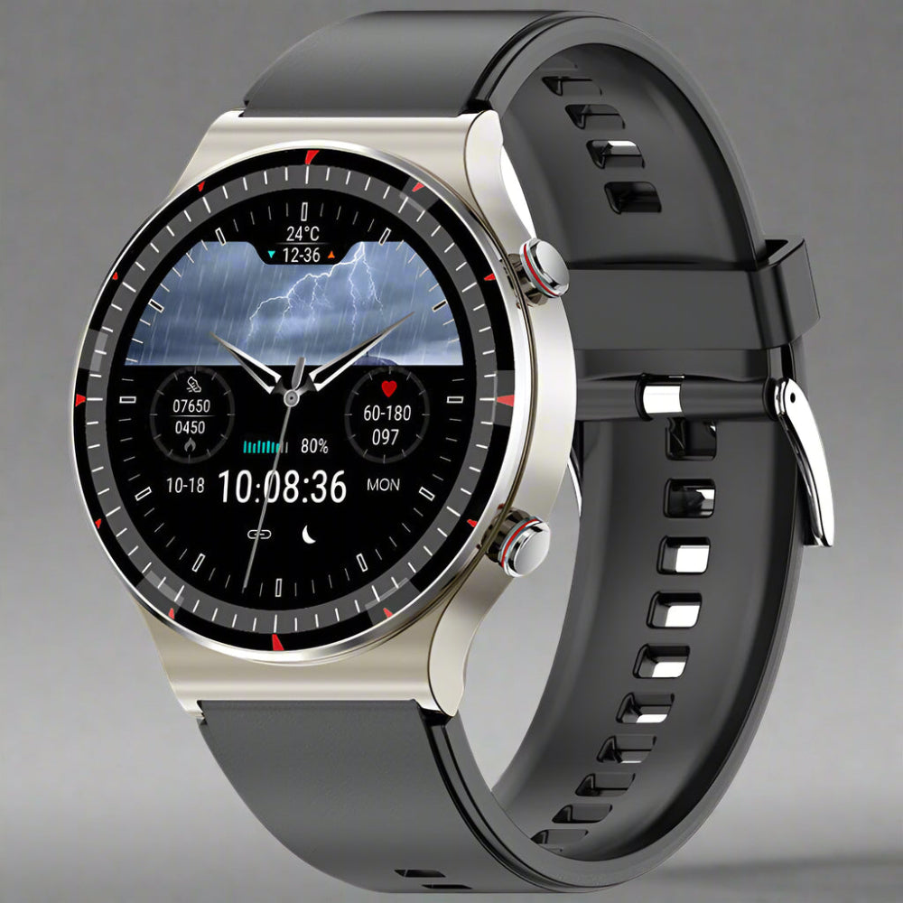 Sandsberg CFDA EKG Blutsauerstoff Herzfrequenz Gesundheitsüberwachung Smart Watch - Image 14