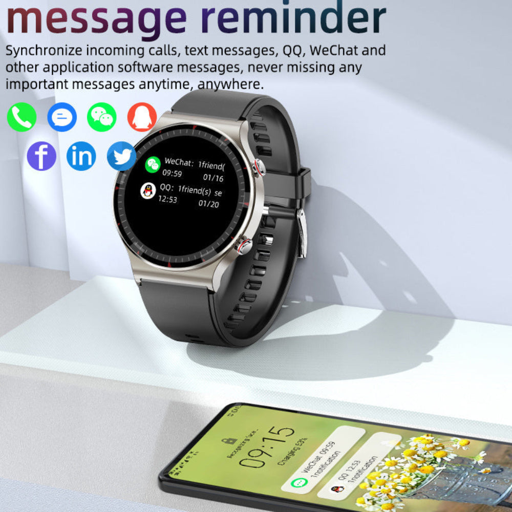 Sandsberg CFDA EKG Blutsauerstoff Herzfrequenz Gesundheitsüberwachung Smart Watch - Image 3
