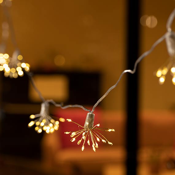 Luci solari da esterno con stelle LED