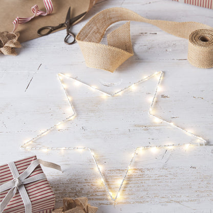 Weihnachtsdekoration Sternlicht Anzeige