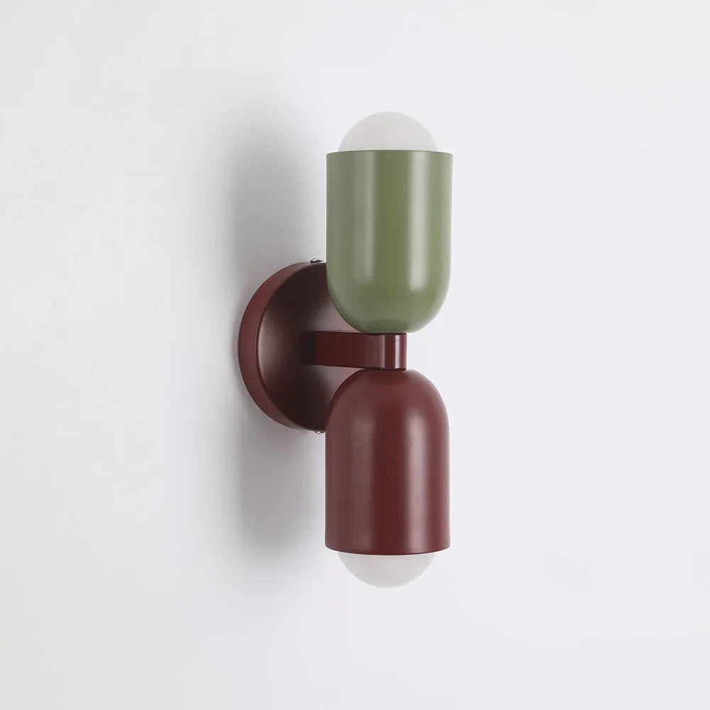 Lámpara de pared de metal escandinava para interiores