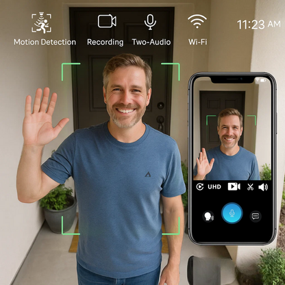 Kabellose HD Video-Türklingel-Kamera