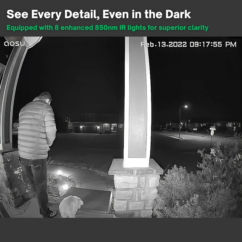 Kabellose HD Video-Türklingel-Kamera