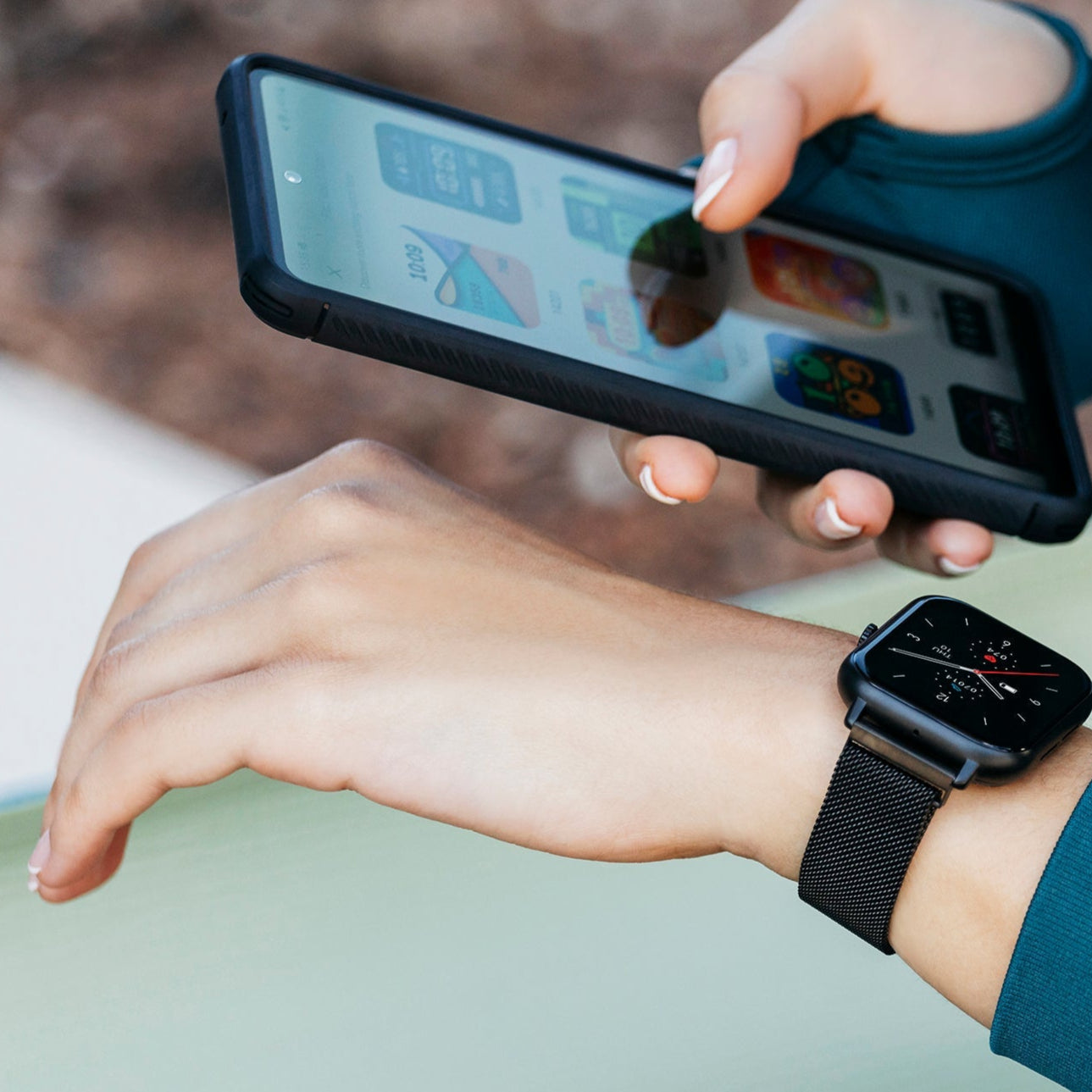 Montre intelligente Suivi de santé Montre de sport étanche