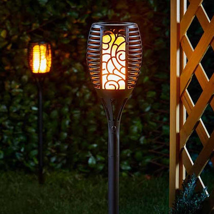 Outdoor Solar Garden Torch Light Flame Effect