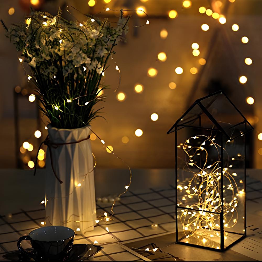 Solar Powered Outdoor String Lights