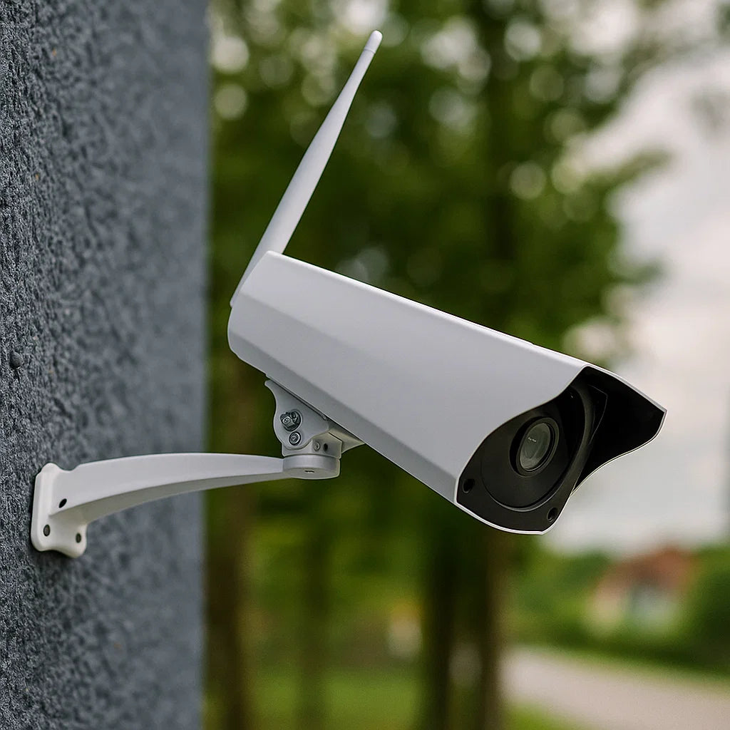 Cámara de seguridad exterior con energía solar