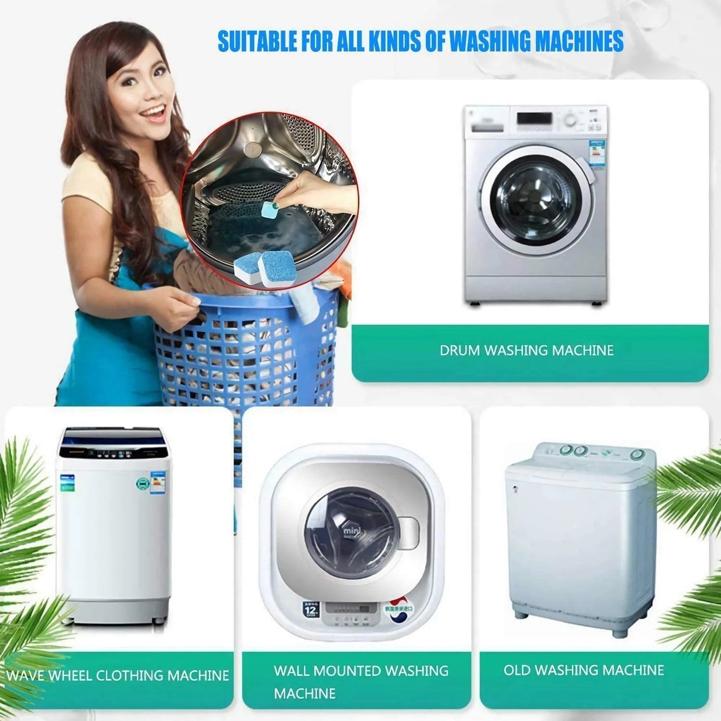FreshSpin – Washing Machine Cleaning Tablets