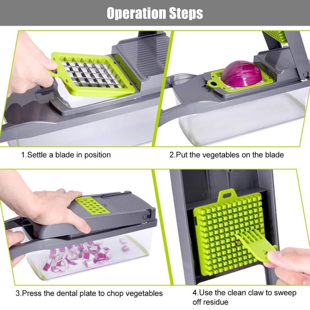 SlicePro – 16-in-1 Vegetable Cutter Set