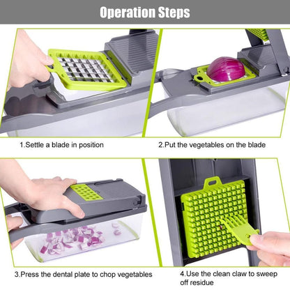 SlicePro – 16-in-1 Vegetable Cutter Set