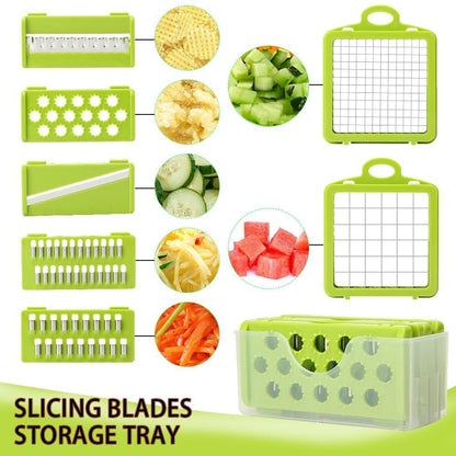 SlicePro – 16-in-1 Vegetable Cutter Set