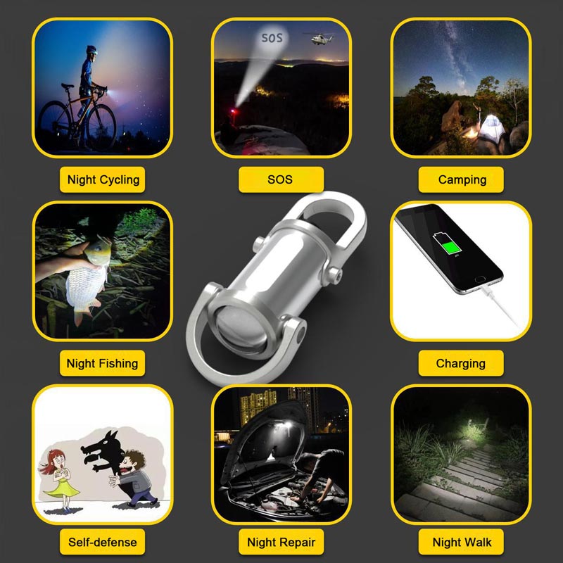 KeyGlow – Mini Keychain Flashlight