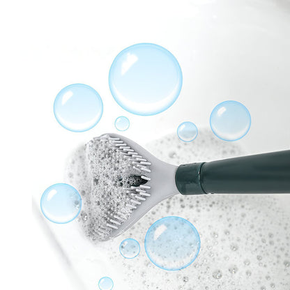 CleanEase – Wall-Mounted Silicone Toilet Brush