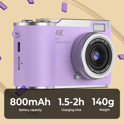 SnapPro – 4K Flip Screen Digital Camera