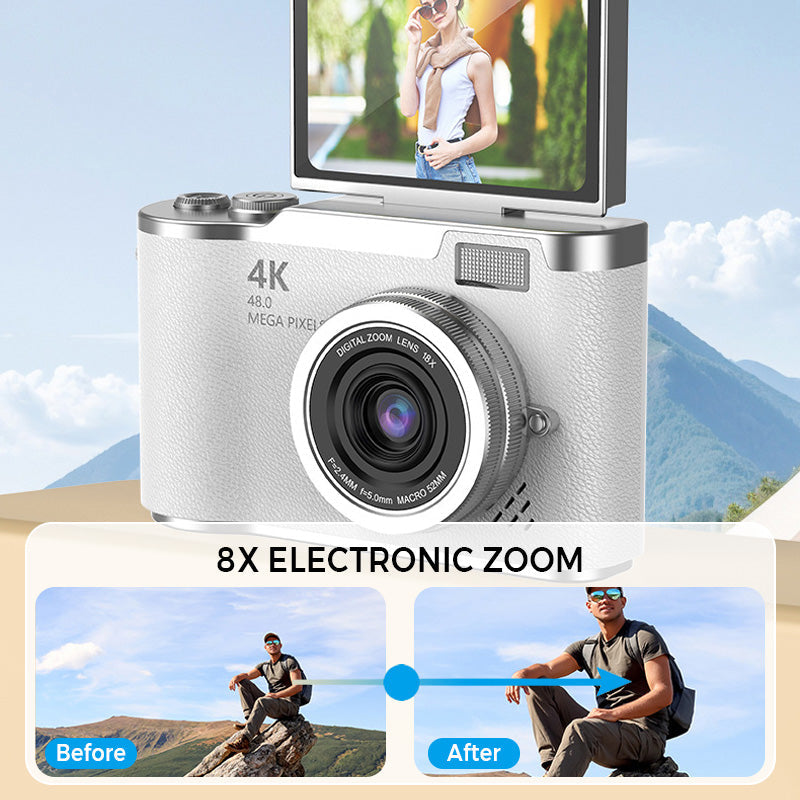 SnapPro – 4K Flip Screen Digital Camera