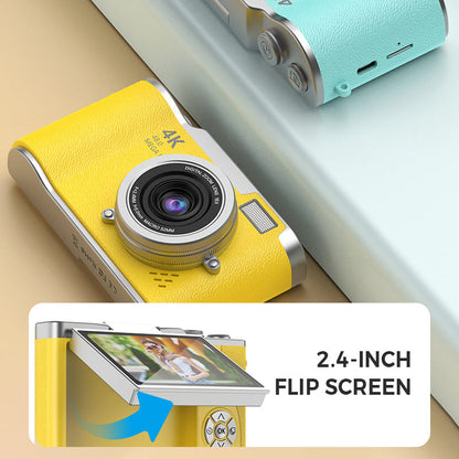 SnapPro – 4K Flip Screen Digital Camera