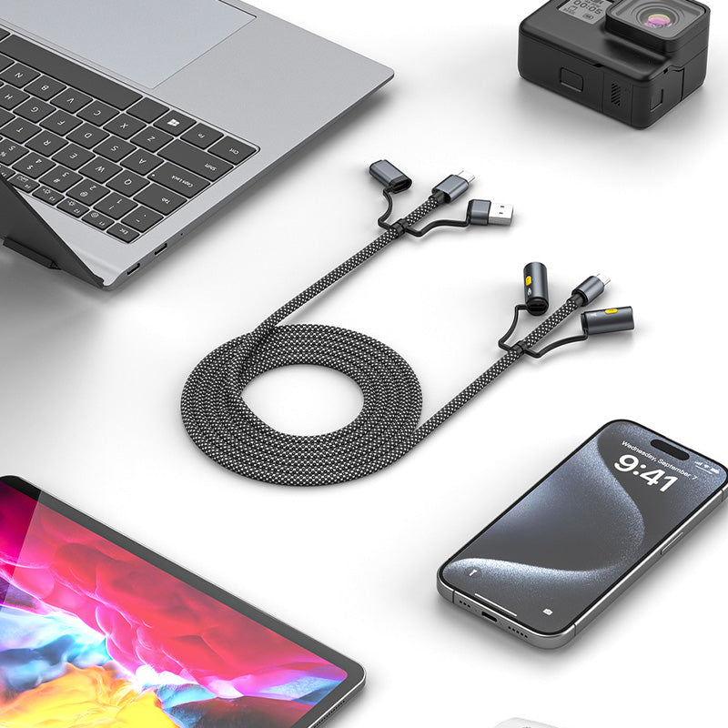 ChargeAll – 6-in-1 Braided Charging Cable