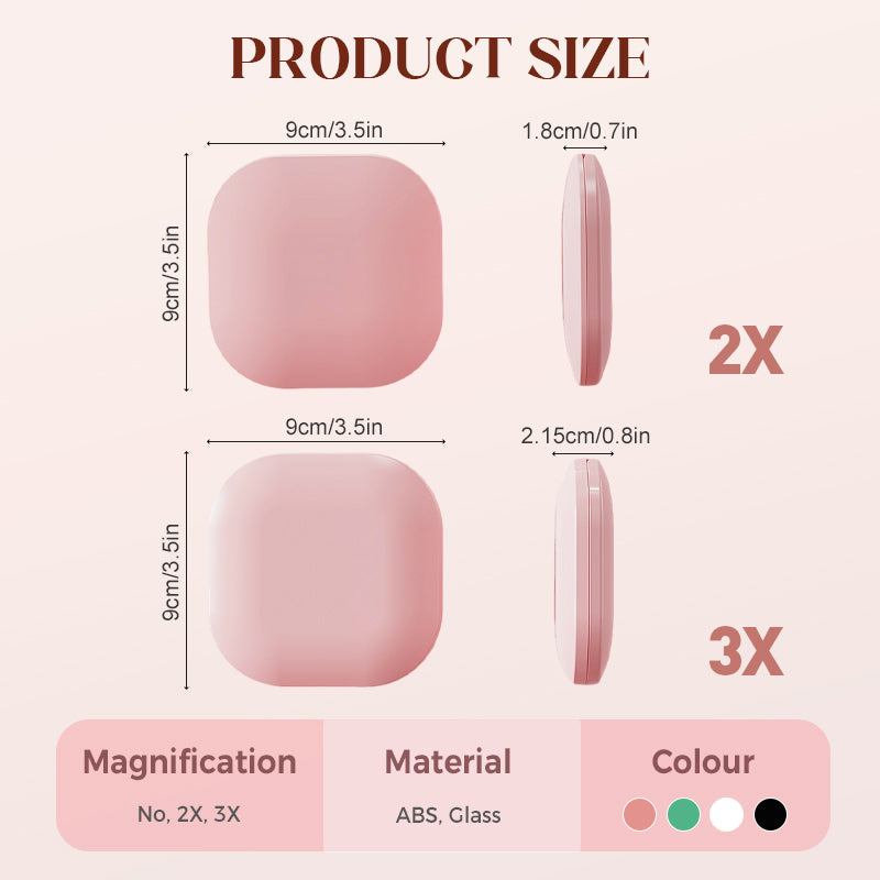 GlowMirror – Compact Lighted Makeup Mirror