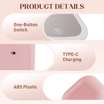 GlowMirror – Compact Lighted Makeup Mirror