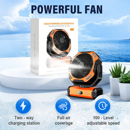 FanMate – Multifunctional Rechargeable Fan & Light