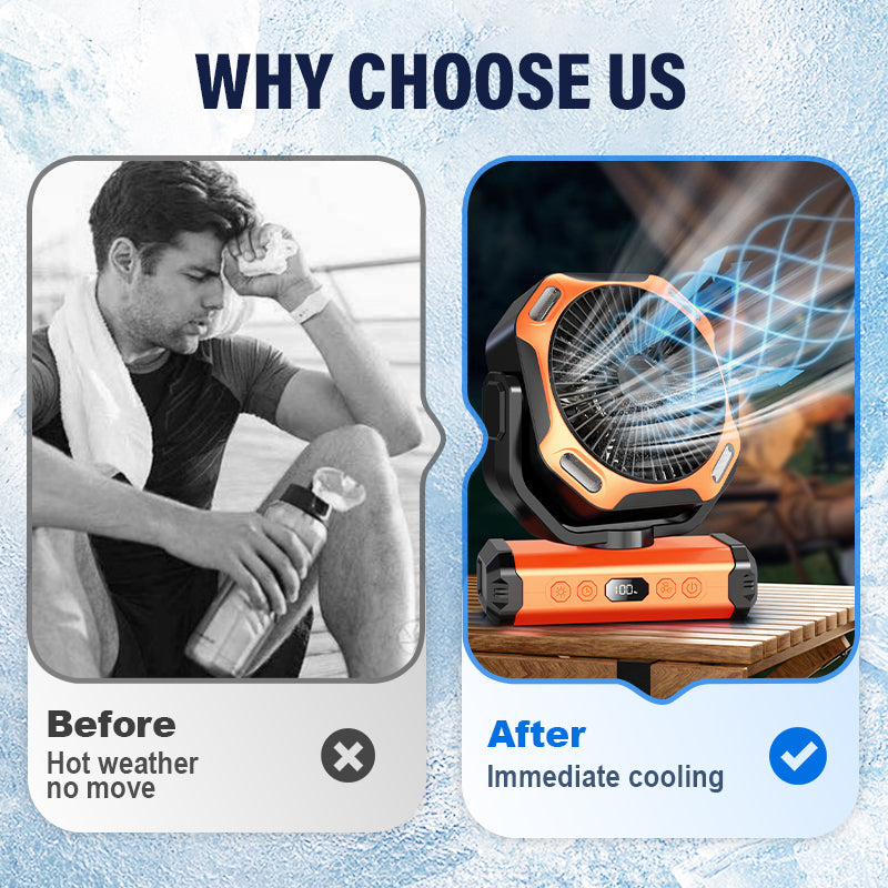FanMate – Multifunctional Rechargeable Fan & Light