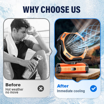 FanMate – Multifunctional Rechargeable Fan & Light