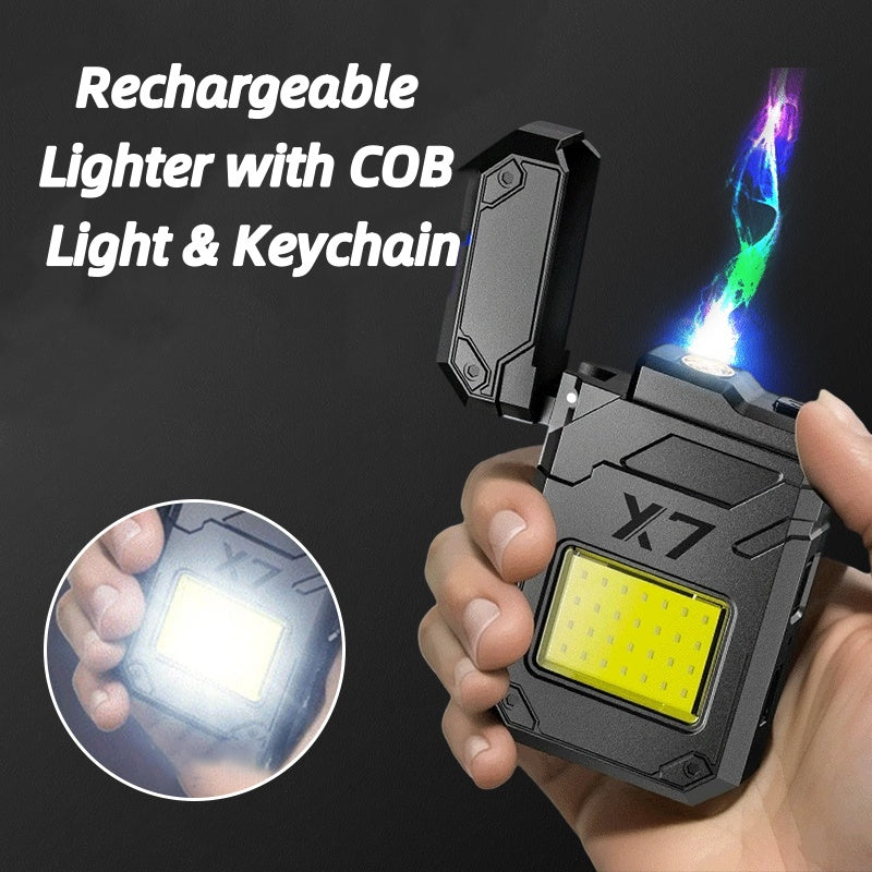FireKey – Rechargeable Lighter & COB Light