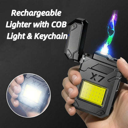 FireKey – Rechargeable Lighter & COB Light