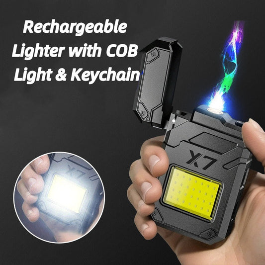 FireKey – Rechargeable Lighter & COB Light