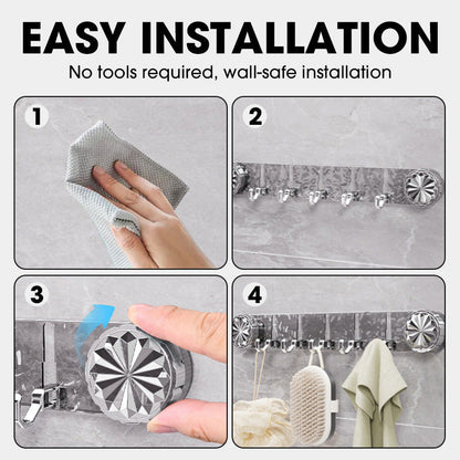 FlexiHook – Adjustable Wall Mount Rack