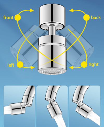 AquaFlex – Swivel Faucet Aerator