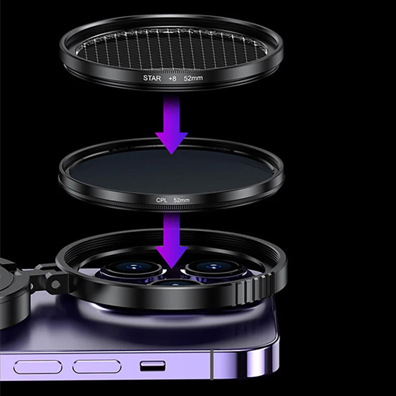 LensSpark – 2-in-1 Magnetic CPL & Star Filter Lens