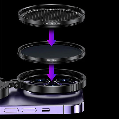 LensSpark – 2-in-1 Magnetic CPL & Star Filter Lens